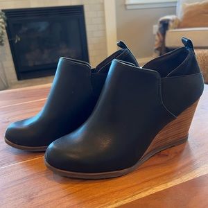 Wedge booties